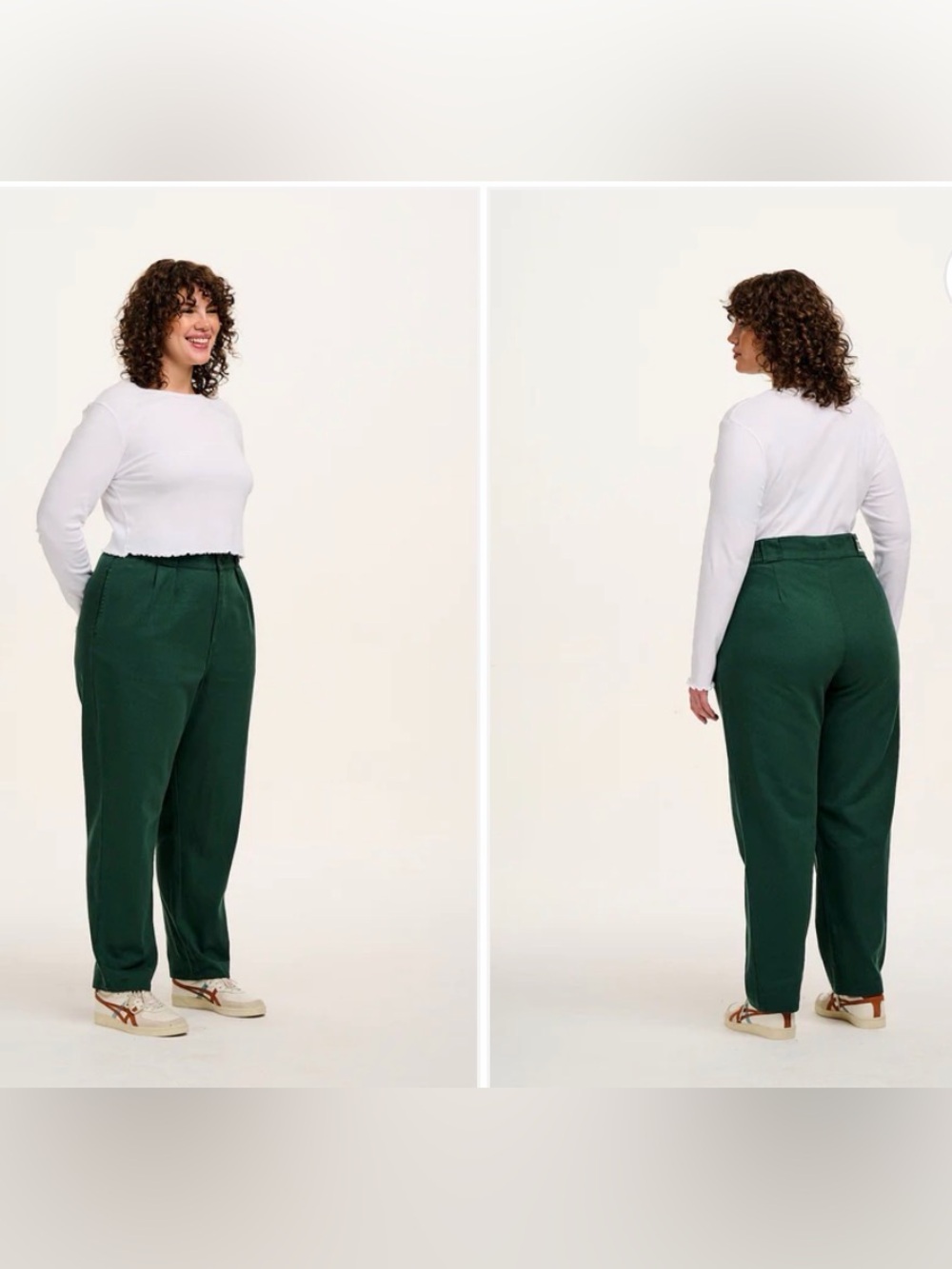 Lucy & Yak Woman’s Dark Green Trousers Size: 38